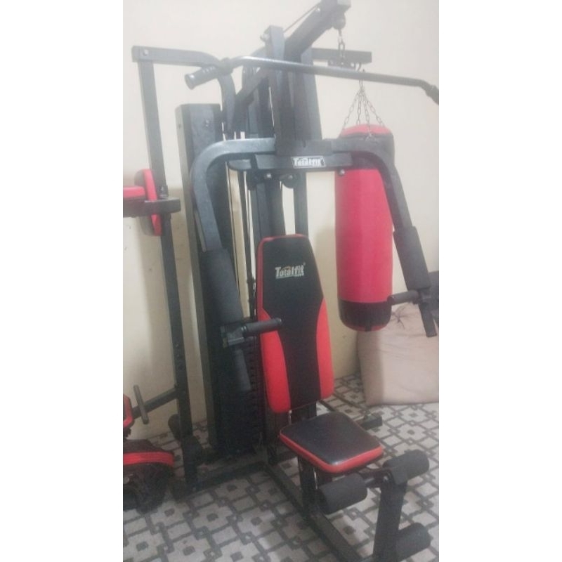 home gym second kondisi mulus, jarang dipakai bongkar/pasang sendiri