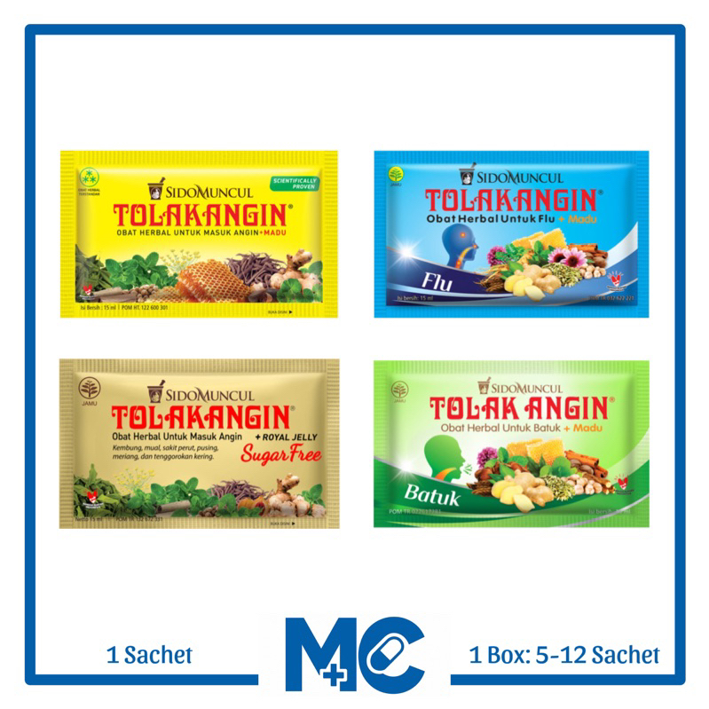 Tolak Angin - Biasa, Flu, Sugar Free / Bebas Gula, Batuk