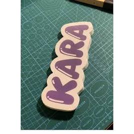 CUSTOM - A4 custom nama sterofoam styrofoam papan tulisan nama untuk ulang tahun backdrop ulang tahu