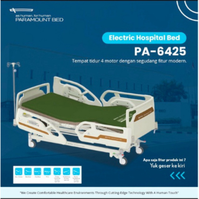 Bed Paramount PA-6425 | bed pasien 4 motor elektrik