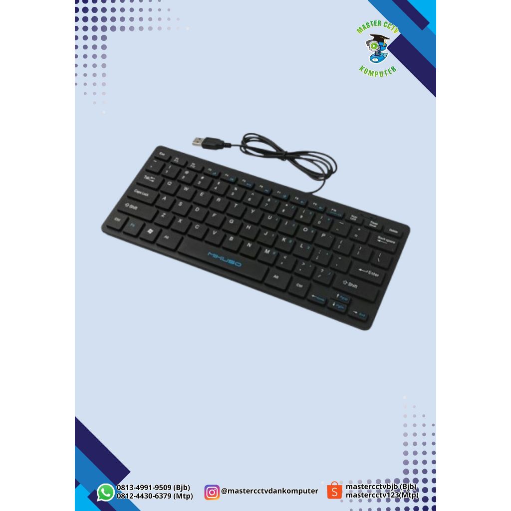 Keyboard Mini Mikuso USB KB001U
