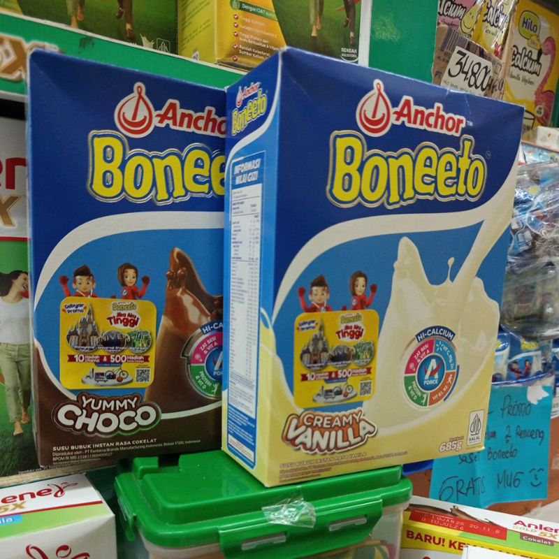 

SUSU MILK ANAK BONEETO ANCHOR 685gr ( susu anak sampai remaja 5+ )