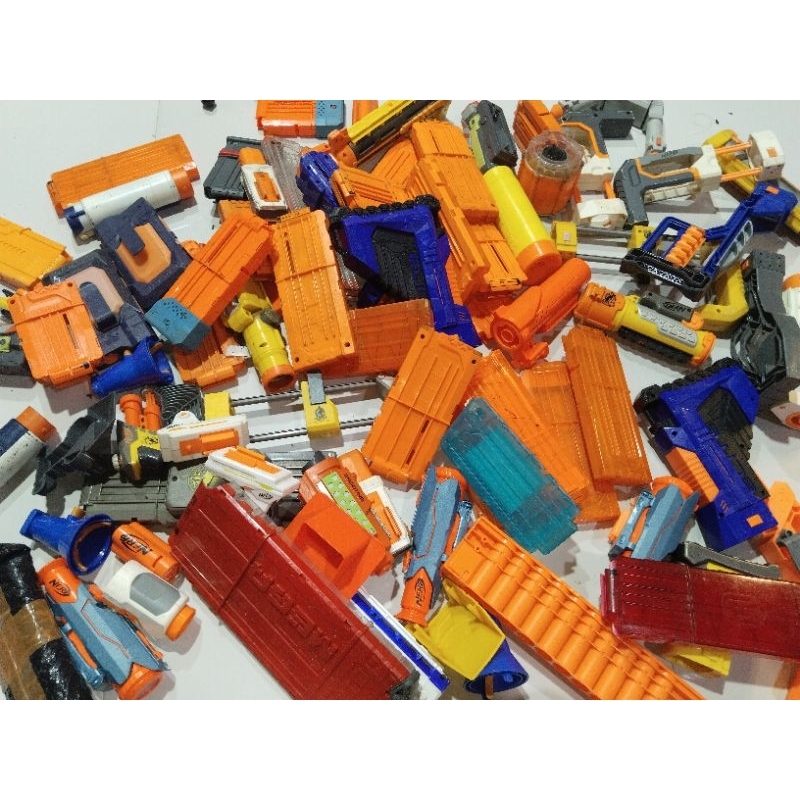 Part Nerf(pelengkap Nerf)barrel, magazine, scope dll