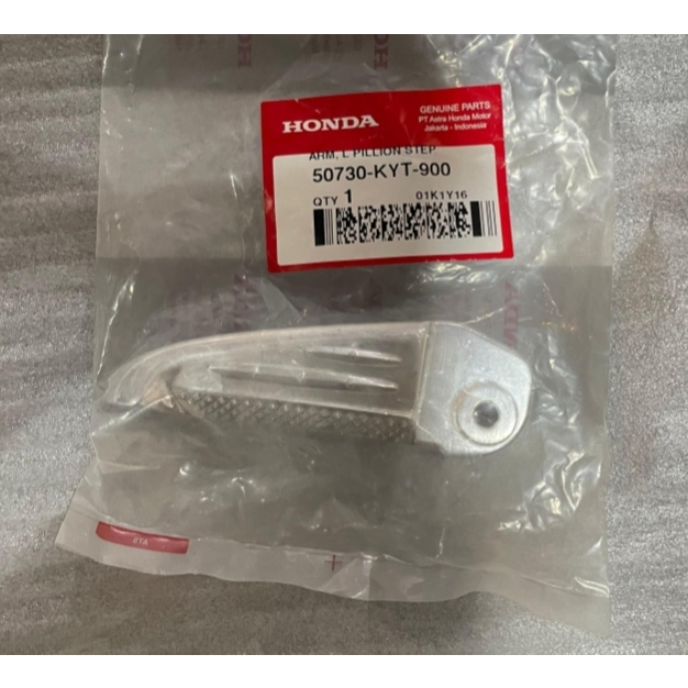 Arm L Pillion Footstep Kiri Scoopy Karbu Ori Honda AHM 50730KYT900