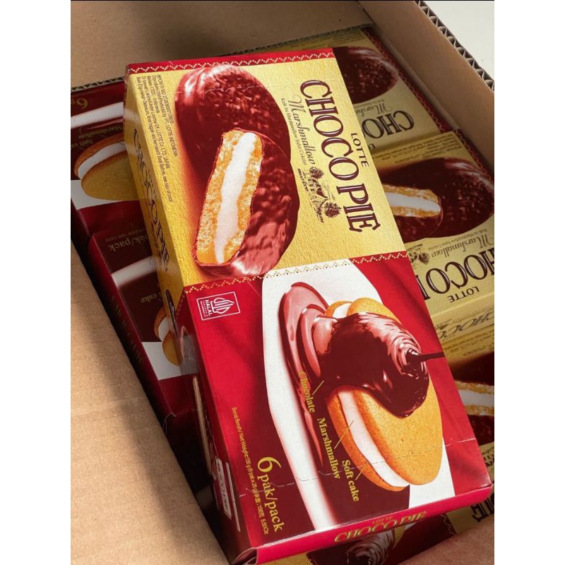

PROMO | LOTTE CHOCO PIE | MARSHMALLOW | 6 PACK