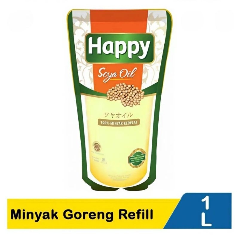 

Happy Soya Minyak Goreng Refill 1L