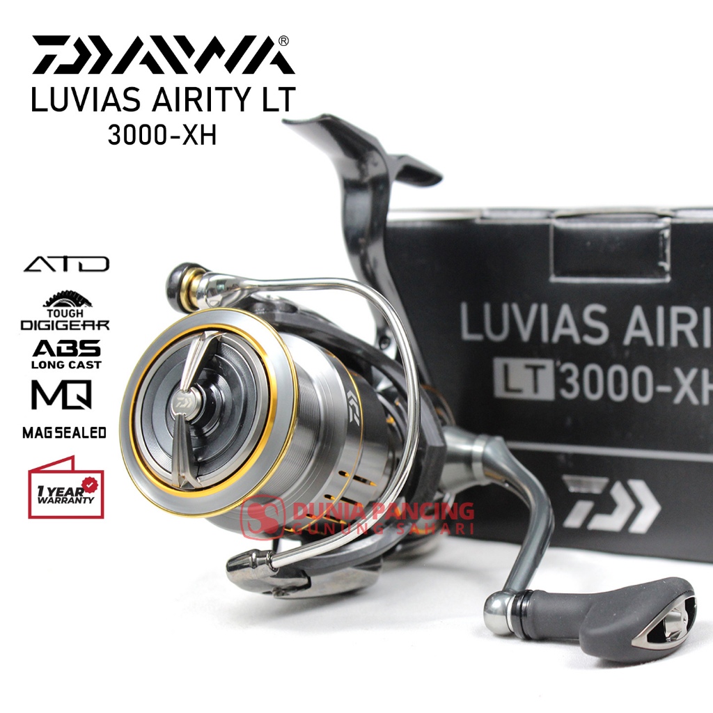 Reel Spinning Daiwa Luvias Airity [21] LT 2500/3000/3000XH/3000S-CXH