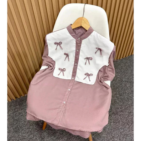 HS | Bianca Blouse Vest Pita Bahan Katun || Atasan Wanita Rompi Coquette LD 110cm