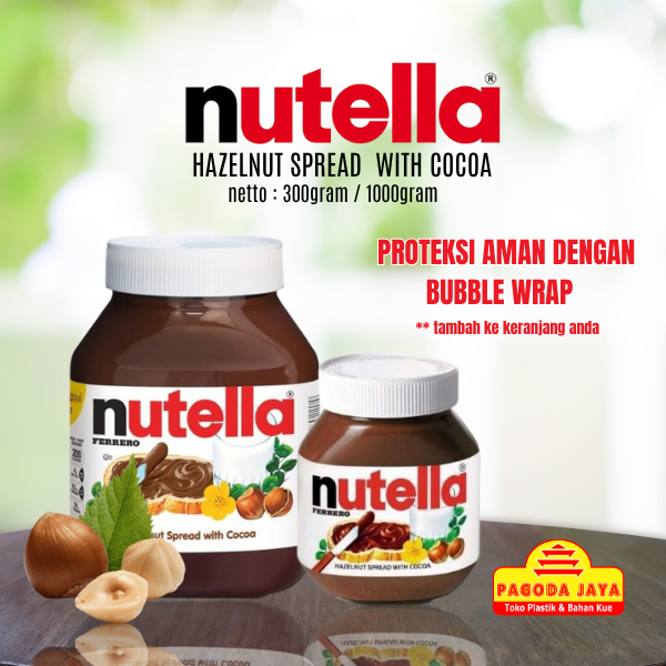 

NUTELLA FERRERO Selai Coklat Hazelnut 350gr & 1000gr