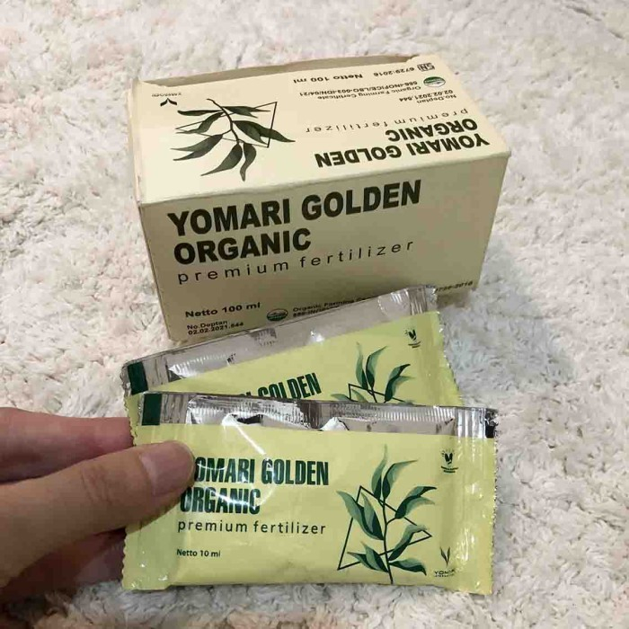 PUPUK ORGANIK PREMIUM | YGO YOMARI GOLDEN ORGANIK | 10 sachet | Pupuk Organik Cair