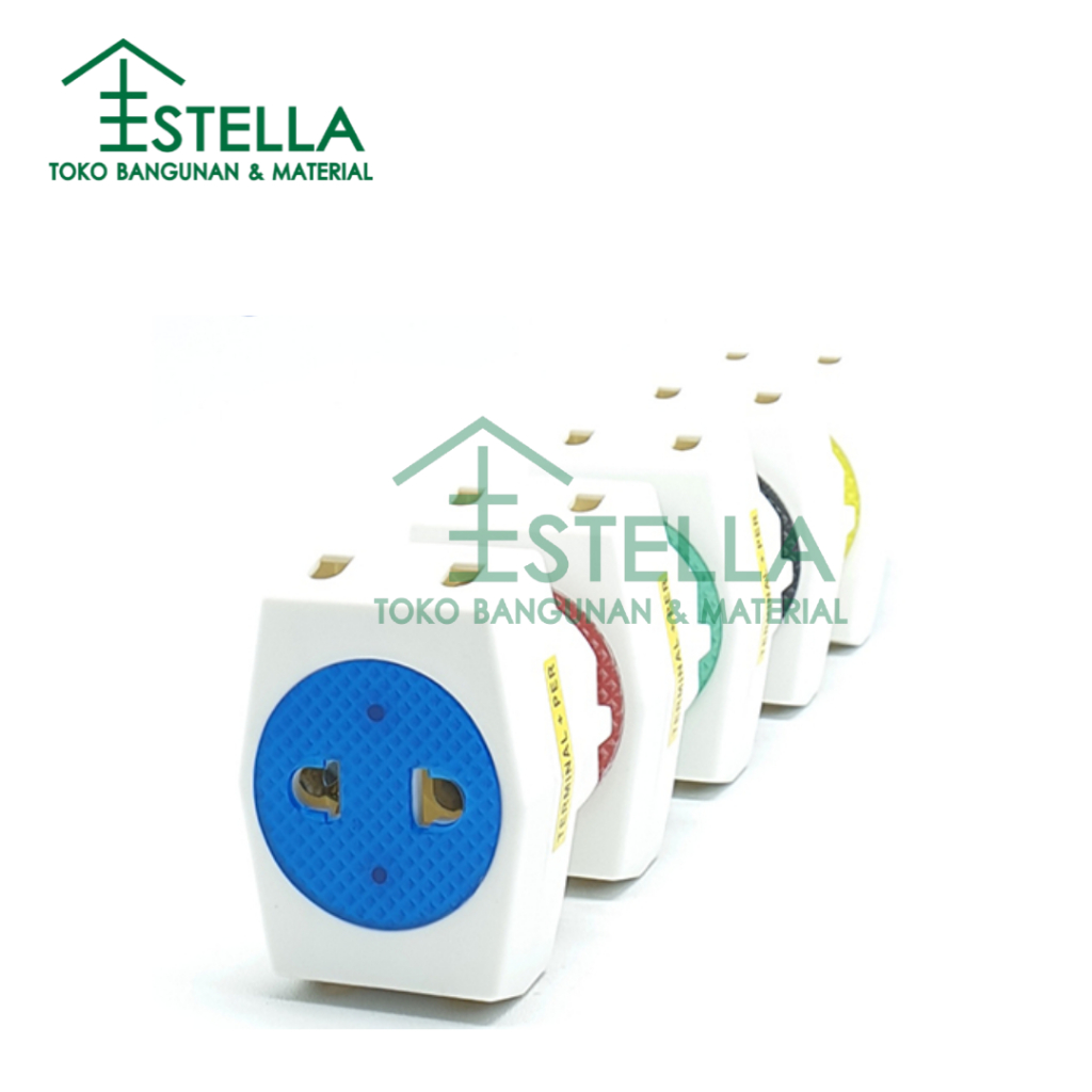 Steker T Multi Loyal 911w LY 917 / T Listrik Warna / T Arde Loyal Steker Listrik / Steker T Multi Yu