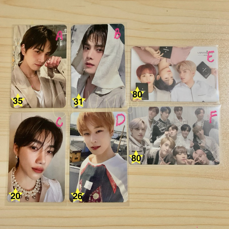 [READ DESC] PC PHOTOCARD theboyz the boyz tbz nectar lapothicell group RTK lipgloss photofilm phanta