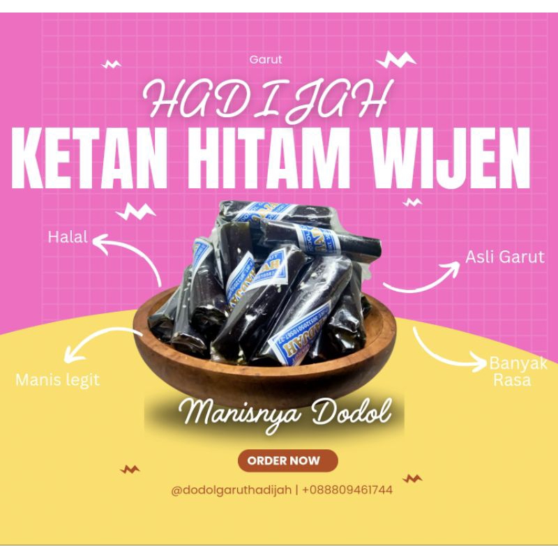 

DODOL KETAN HITAM WIJEN