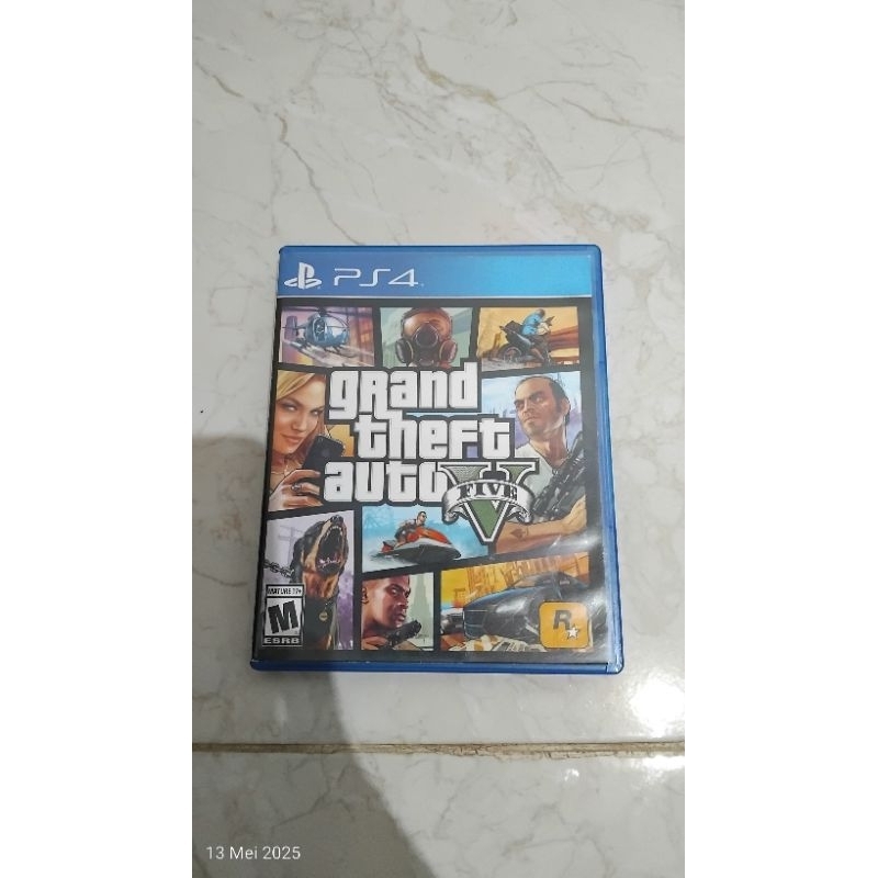 BD GTA 5 GTA V ORIGINAL PS 4 kaset PS 4 original GTA V LENGKAP