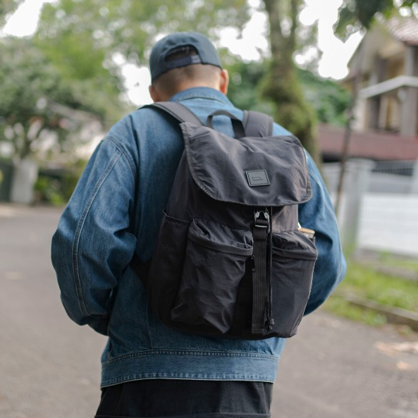 Backpack Tas Ransel Divergent Dublin Nylon Crinkle sel