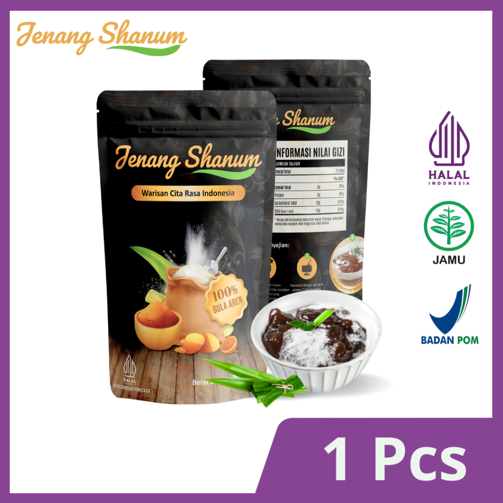 

JENANG SHANUM - Pati Garut Sarapan Sehat Asam Lambung Gerd Anxiety Isi 1 Pcs