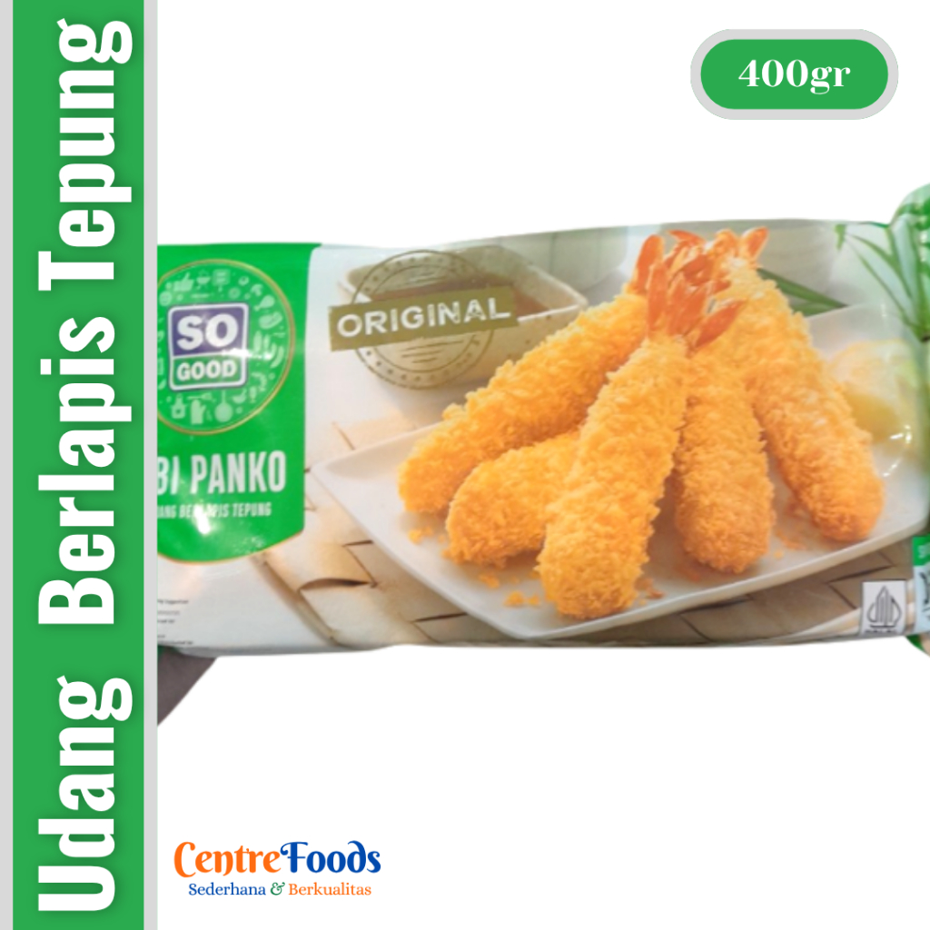 

Udang Berlapis Tepung - Ebi Panko SO GOOD | Isi 10 Pcs - 180gr [ Harga Per BKS ]
