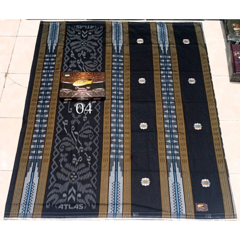 sarung atlas premium songket 790 silv