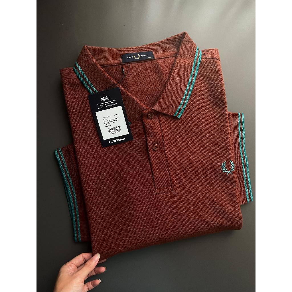 FP Fred Perry Original Cowo Kaos Polo Shirt Original Pria