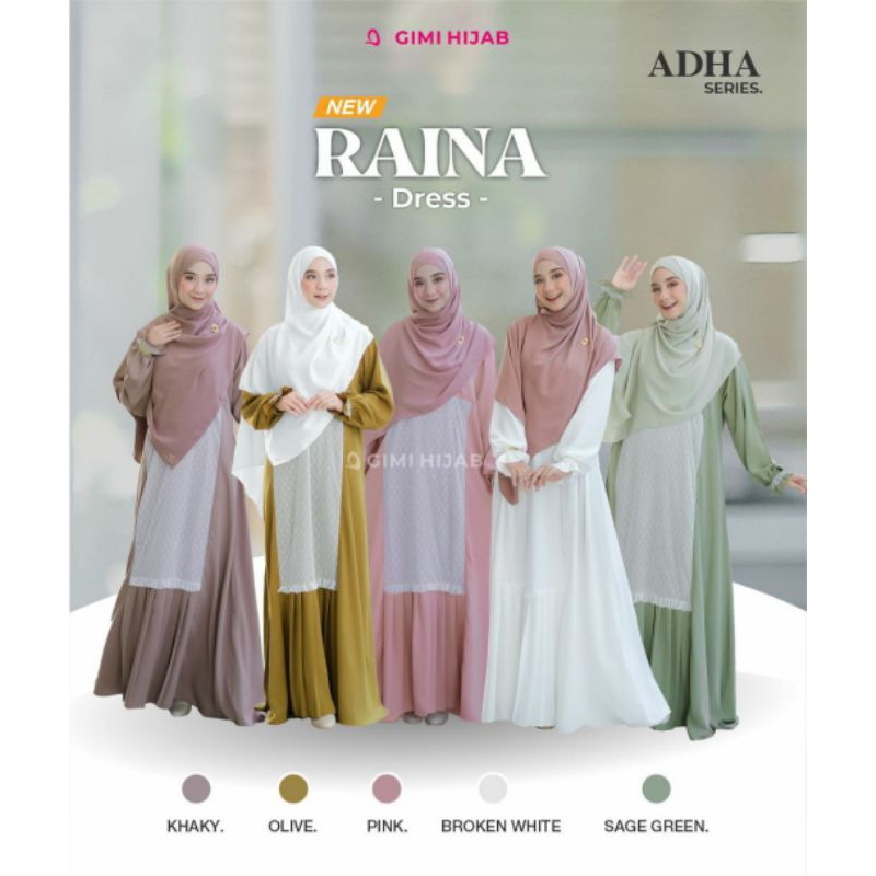 Raina Dress|ORI Gimi Hijab|rystiehijab17