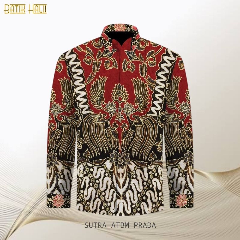 Kain Batik Tulis Sutra ATBM Prada emas Premium - RBST06