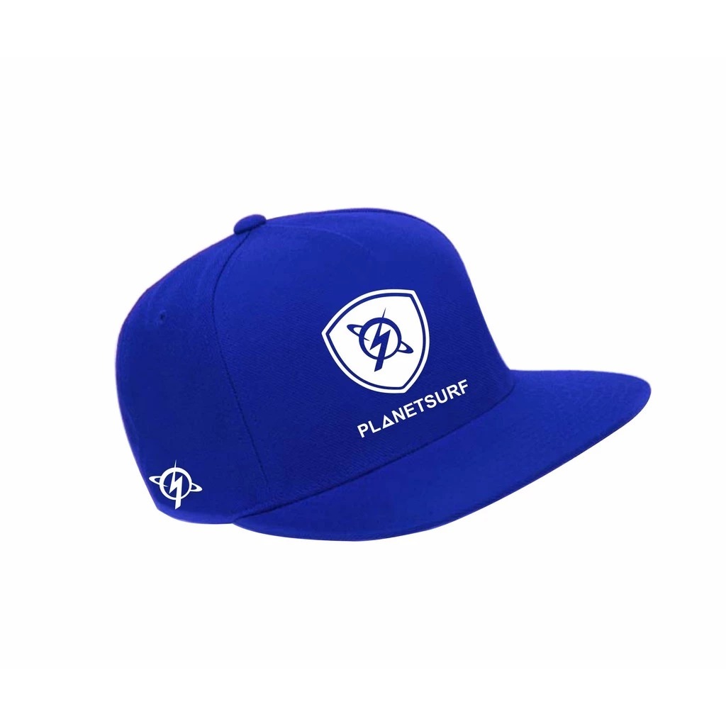 Surabaya Custom Topi Snapback Distro Pria Planet surf White Premium