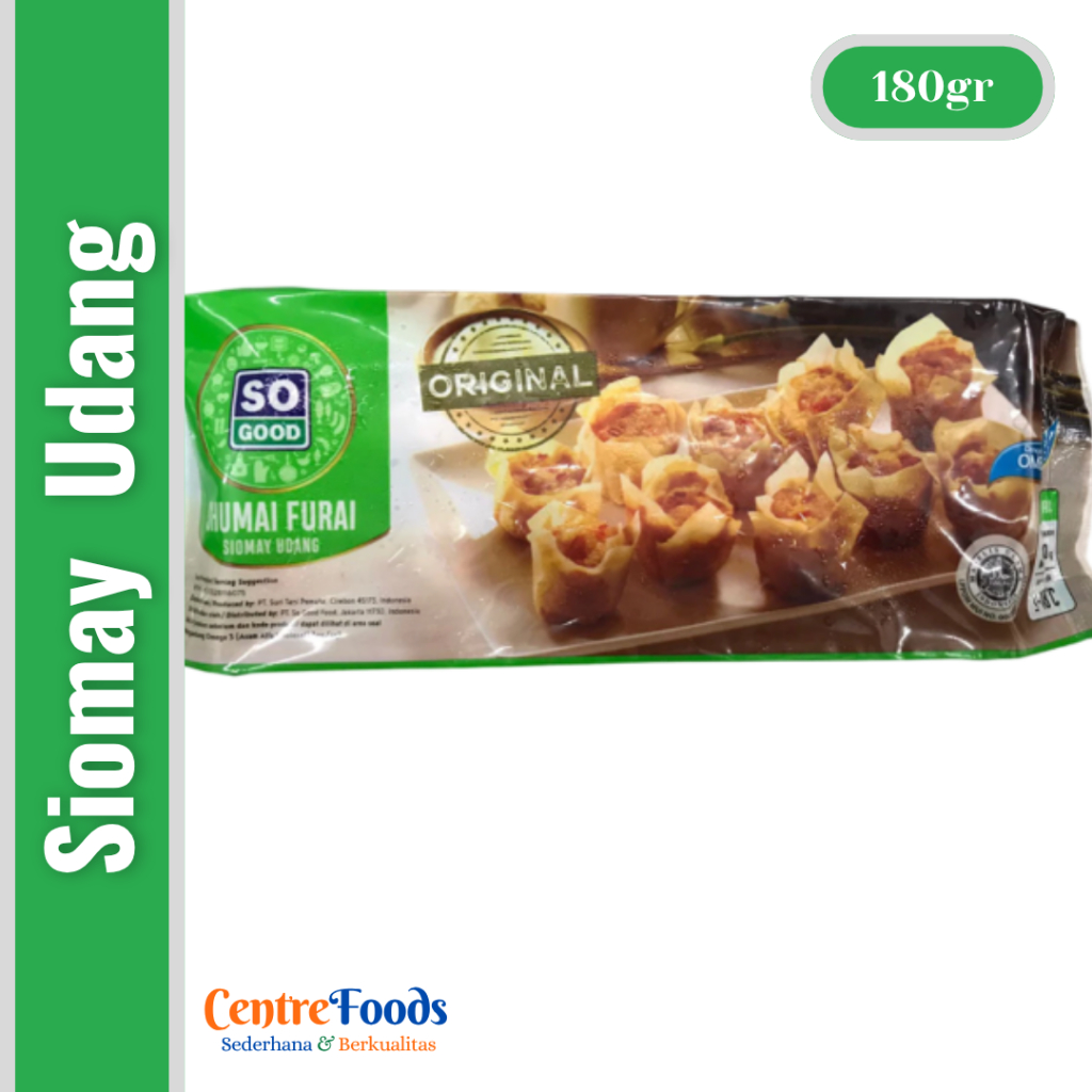 

Siomay Udang - Shumai Furai SO GOOD | 180gr [ Harga Per BKS ]