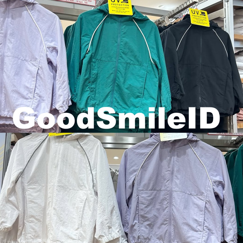 SALE KIDS Jaket Parka Saku UV PROTECTION ANAK LAKI PEREMPUAN Remaja JASTIP UNIQLO