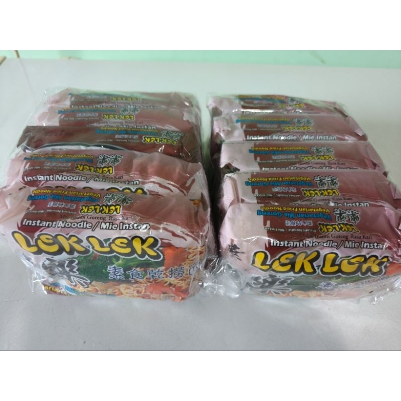 

Mie Lek-Lek Goreng (Per Dus isi 40 pcs) (Per Pack isi 5 pcs)