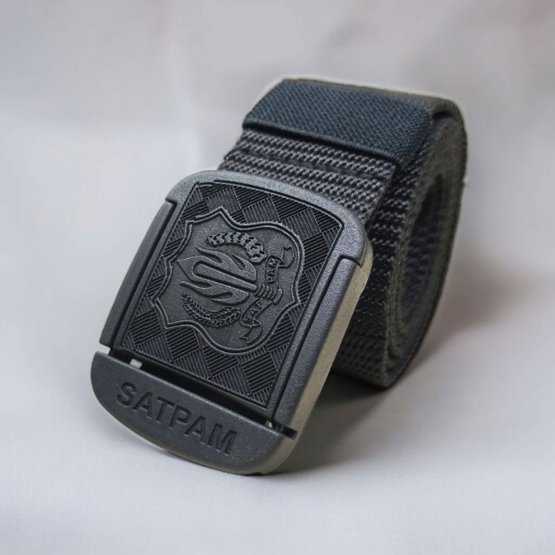 Ikat Pinggang Tactical Satpam Sabuk Tactical Satpam Logo Timbul