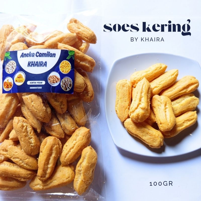 

Soes Kering 100gr Soes Camilan Snack Gurih Renyah Kemasan Ekonomis By Khaira