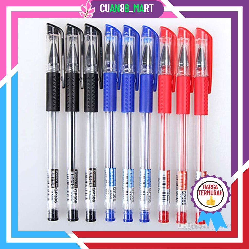 

【COD】【TERMURAH】Pena Gel Standart 0.5mm Pulpen Gel Cair Murah Berkualitas ATK007