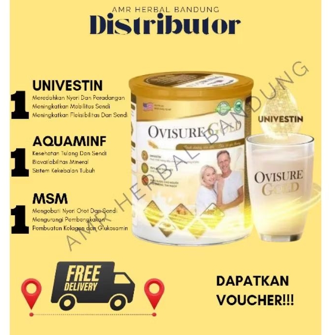 

OVISURE GOLD Asli USA (PAKET 2 KALENG) - Susu Terapi Atasi Nyeri Tulang Sendi Dan Ototn