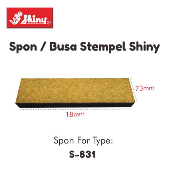 

Spon/Busa/Bantalan Shiny Type S-831
