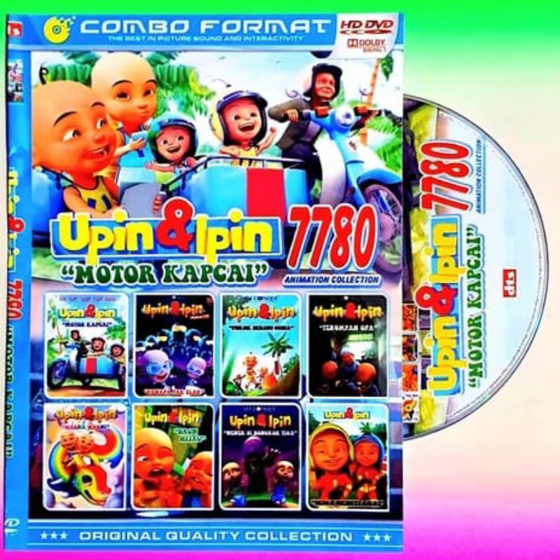 KASET DVD FILM KARTUN ANAK UPIN & IPIN VOLUME 7780