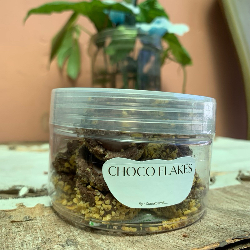 

CHOCO FLAKES / KUE KERING COKLAT 300ml