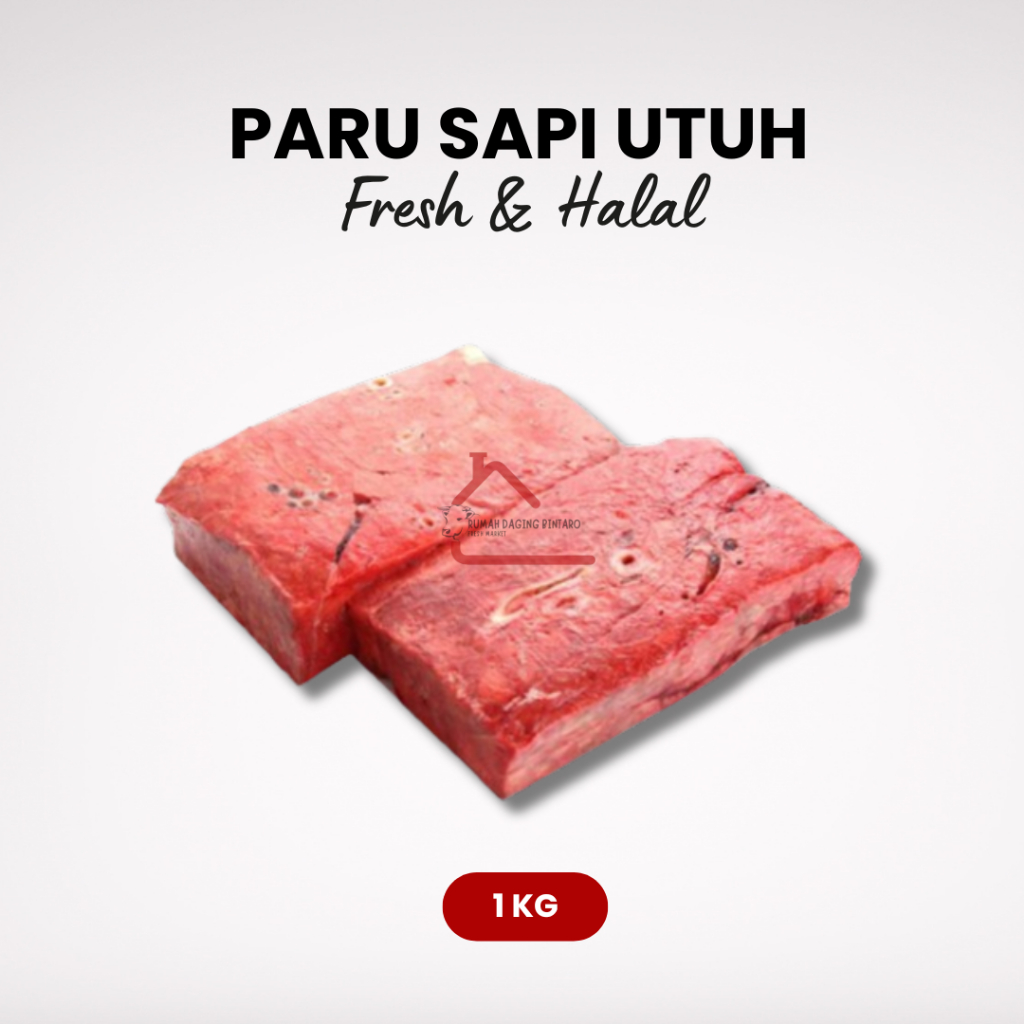 

Paru Sapi Utuh Fresh Halal 1kg Tangerang Selatan