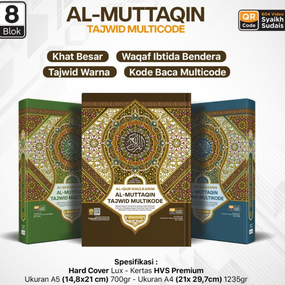Al Quran Waqaf Ibtida A5 Al-Muttaqin Quran Al-Qosbah