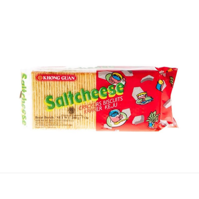 

Khong Guan Saltcheese Crackers 200 gr