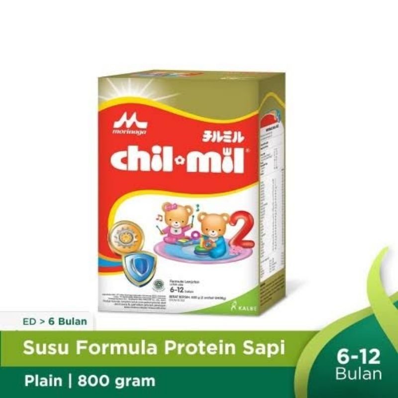 

EXP JUNI 25 CHIL MIL 800gr Morinaga Chilmil 800 gr 2x400gr Cil-Mil