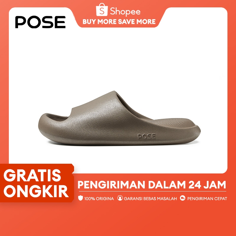 【FOR LIVE】POSE Cat Claw EVA Sepatu Wanita Branded Original Sandal Loggo Untuk Sandal Platform Indoor