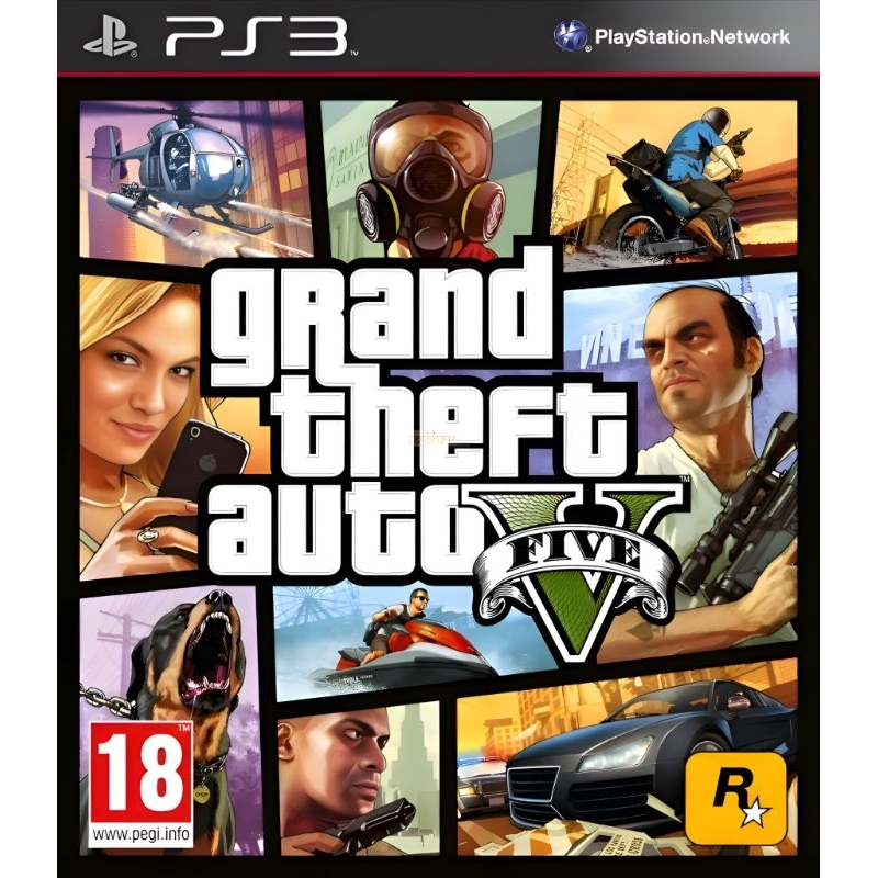 Game PS3 GTA V Gran Theft Auto V - ready game ps2 ps3 ps4 cfw hfw hen bitbox gembox