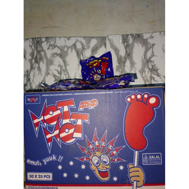 

Permen hot kaki 1 crt isi 50 pack