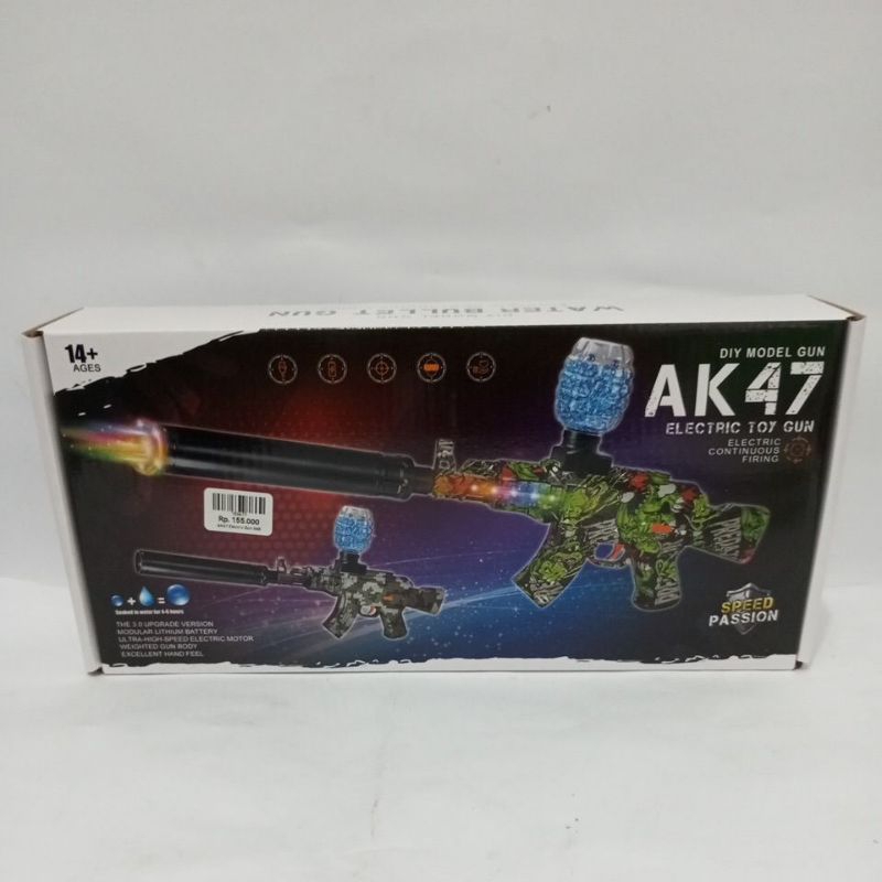mainan anak AK47 water bullet gun 668