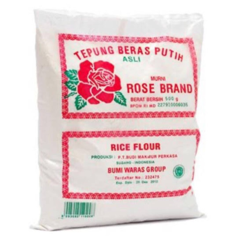

Tepung Beras Putih Rose Brand Rice Flour 500gr