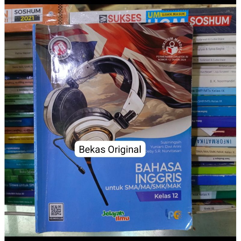 Buku PR BAHASA INGGRIS SMA Kelas 12 XII Kurikulum Merdeka Penerbit Intan Pariwara