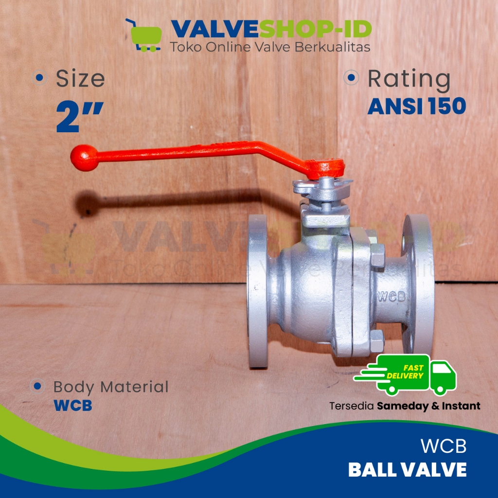 Ball Valve 2" Inch ANSI 150 WCB