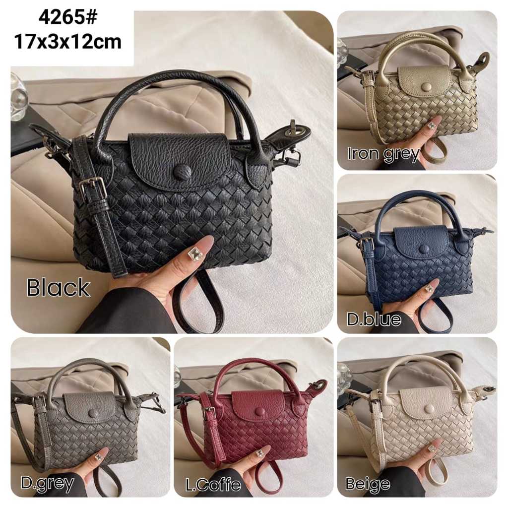 TAS WANITA BV01 SLING BAG ANYAM FASHION