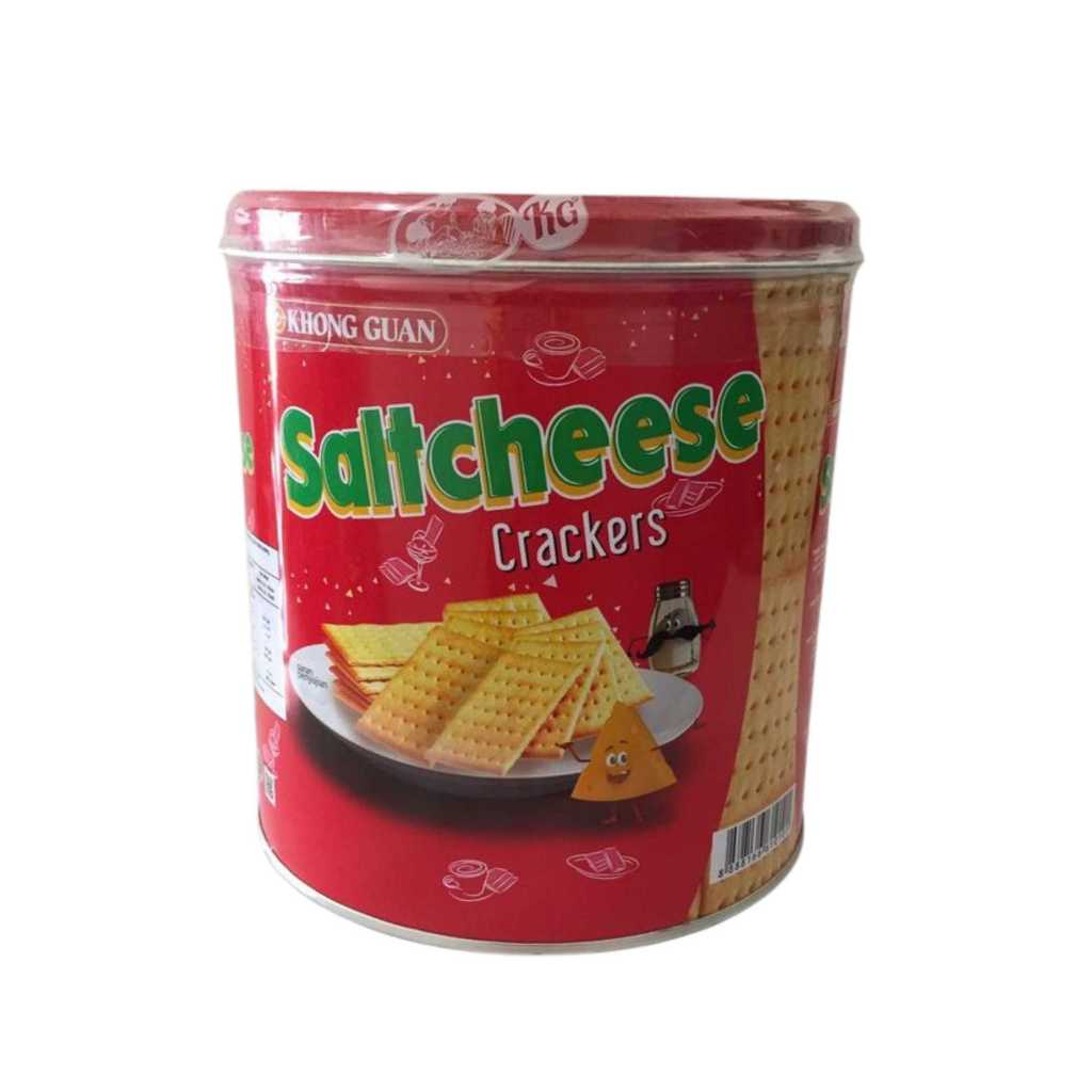 

Khong Guan Saltcheese Crackers 336gr Biskuit Krakers Mentega KhongGuan Kemasan Kaleng