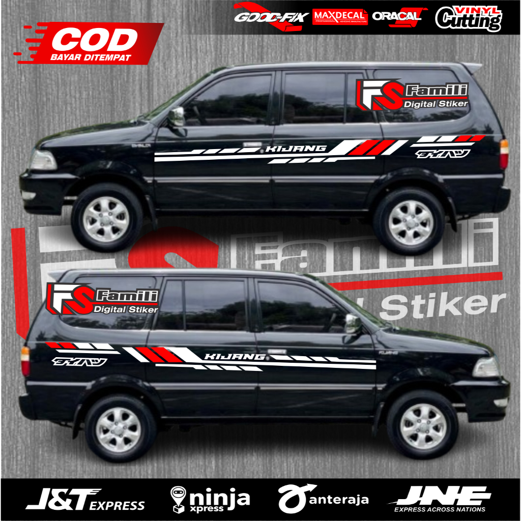Stiker Mobil Kijang Kapsul Stiker Body Kijang Kapsul Stiker Kijang Kapsul Terbaru